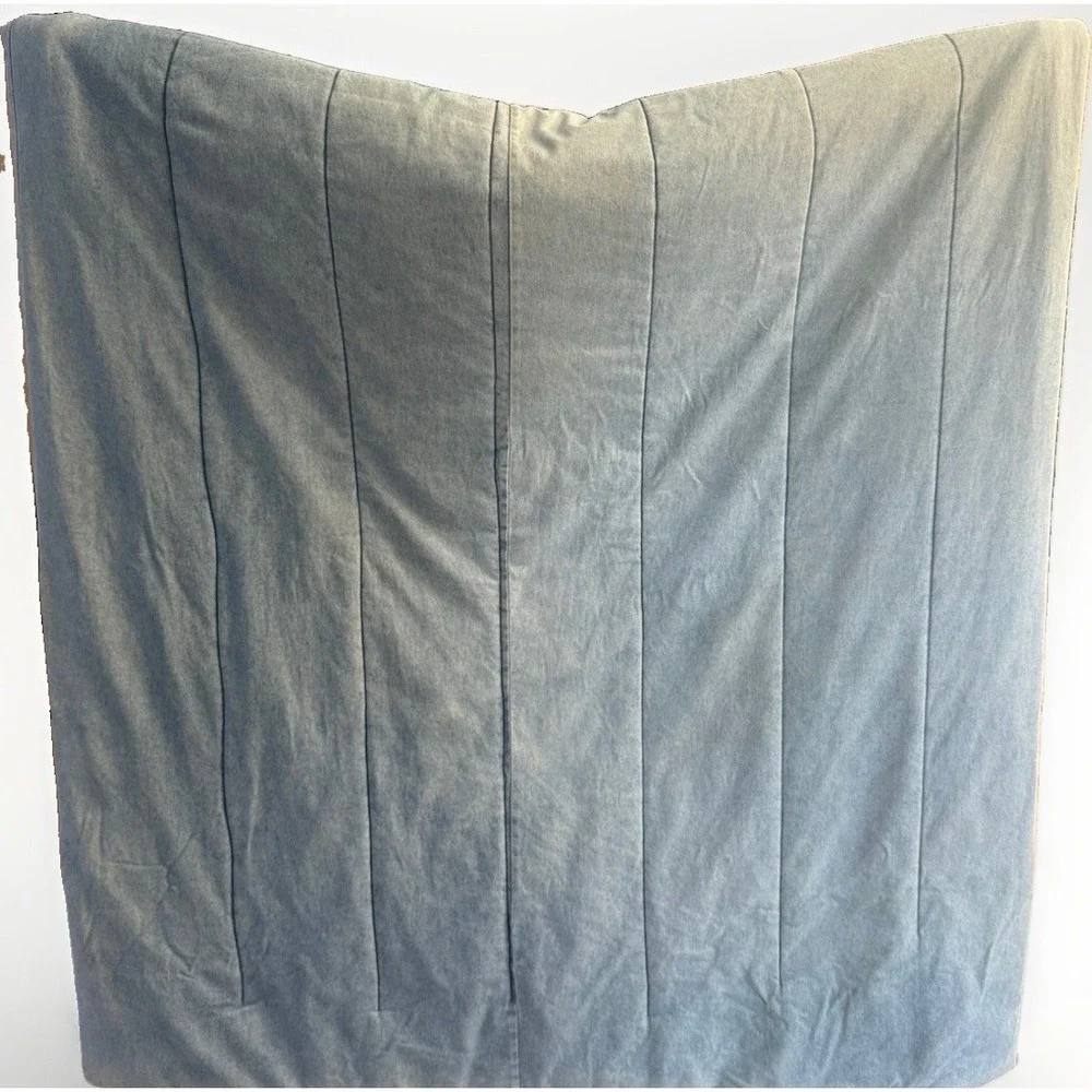Rare VTG Ralph Lauren Heavy Denim Jean Windward King Sz Comforter-Bed Spread
